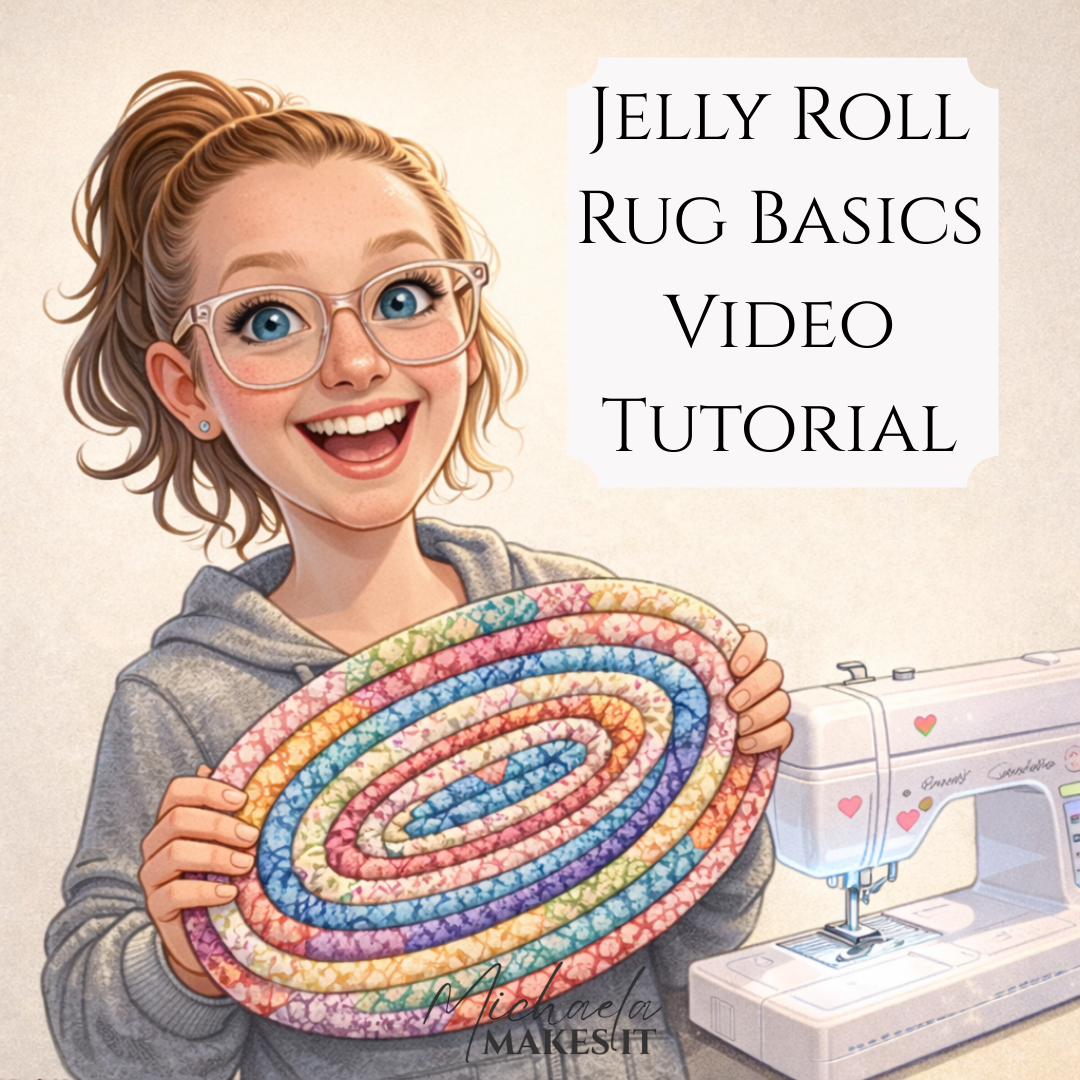 Jelly Roll Rug Basics Video Tutorial – Step-by-Step Instructions
