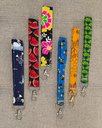 Mystery Key Wristlet handmade fabric key fob accessory