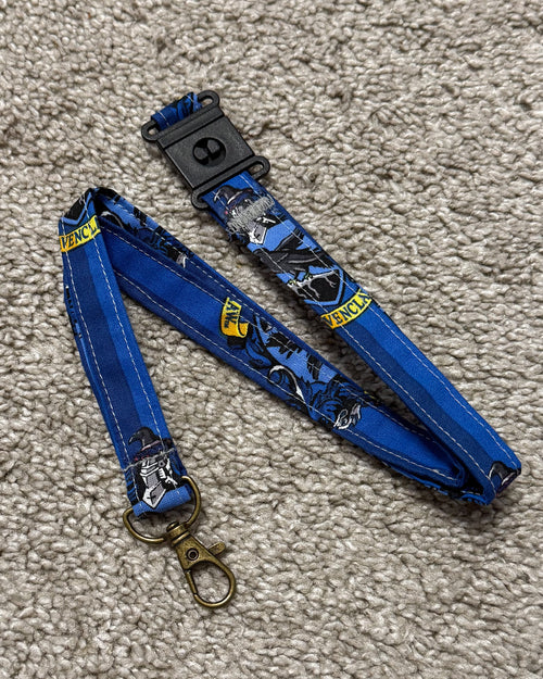 Harry Potter lanyard with safety release in Hogwarts House colors