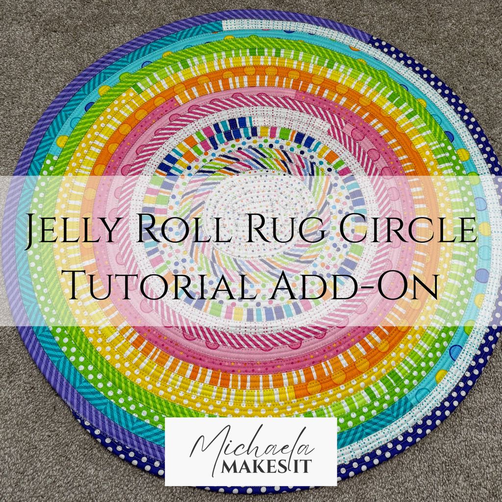 Jelly Roll Rug Circle Tutorial Add‑On – Step‑by‑Step Video Instructions