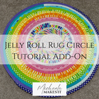 Jelly Roll Rug Circle Tutorial Add‑On – Step‑by‑Step Video Instructions