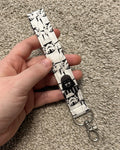 Star Wars wristlet key fob handmade fabric accessory