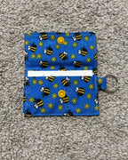 Handmade fabric card wallet in assorted patterns
